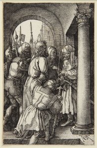 Christ before Pilate (Engraved Passion series) by Albrecht Dürer