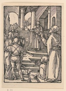 Christ before Pilate, from The Little Passion Series