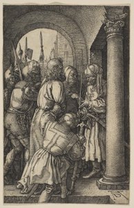 Christ Before Pilate, from "The Passion" by Albrecht Dürer