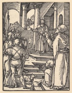 Christ before Pilate, from "The Small Passion" by Albrecht Dürer