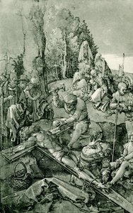 Christ is Nailed to the Cross by Albrecht Dürer