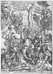 Christ mourned by the Virgin and the female Saints, from 