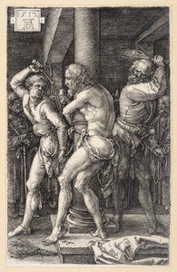 The Scourging of Christ (Copperplate Passion) by Albrecht Dürer