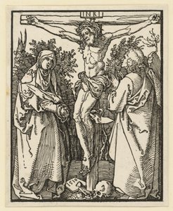 Christ on the Cross with Mary and John by Albrecht Dürer