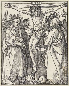 Christ on the Cross with Mary and John by Albrecht Dürer