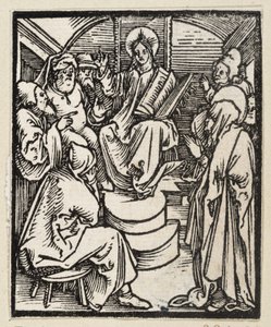 Christ Among the Scholars (43 Religious Themes) by Albrecht Dürer