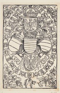 Coat-of-Arms of Maximilian I as King of the Romans by Albrecht Dürer