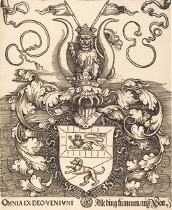 Coat of Arms of Lorenz Staiber by Albrecht Dürer