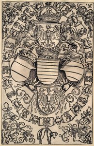 Coat of Arms of Maximilian as King of the Romans by Albrecht Dürer