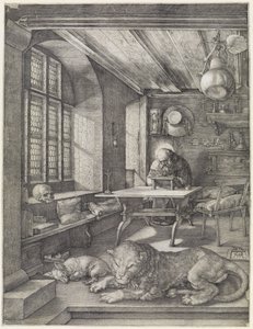 Saint Jerome in His Study by Albrecht Dürer