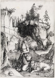 Saint Jerome in the Desert by Albrecht Dürer