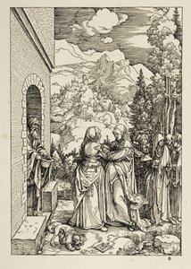 The Visitation (Life of Mary) by Albrecht Dürer