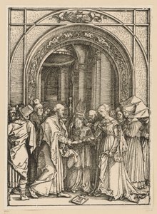 The Betrothal of Mary (Life of Mary) by Albrecht Dürer