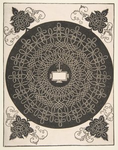 Embroidery Pattern with an Oblong Panel in its Center, before 1521 by Albrecht Dürer