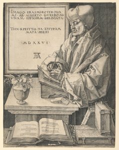 Erasmus of Rotterdam by Albrecht Dürer