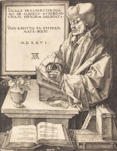 Erasmus of Rotterdam, 1526 by Albrecht Dürer