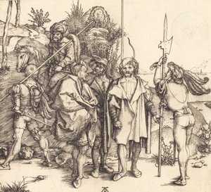 Five Soldiers and a Turk on Horseback by Albrecht Dürer
