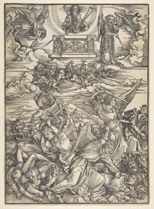 Four Avenging Angels, from the Apocalypse Series by Albrecht Dürer