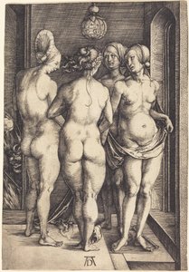 Four Naked Women by Albrecht Dürer