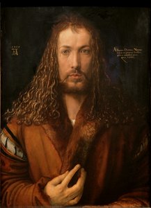 Self-Portrait with Fur-Trimmed Robe by Albrecht Dürer