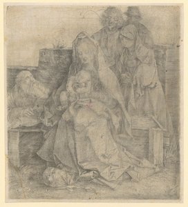Holy Family, Six Figures by Albrecht Dürer