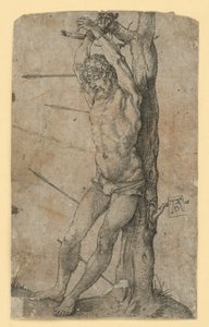 Saint Sebastian Bound to a Tree by Albrecht Dürer