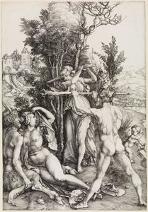 Hercules at the Crossroads (Jealousy) by Albrecht Dürer