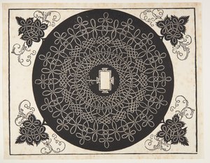 Interlaced Cord Pattern with Oblong Shield