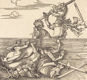 Italian Joust by Albrecht Dürer