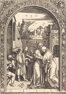 Joachim and Anna at the Golden Gate by Albrecht Dürer