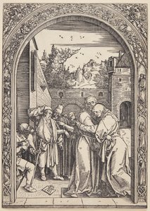 Joachim and St. Ann Meet at the Golden Gate by Albrecht Dürer