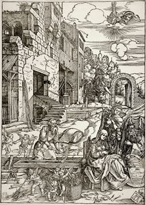 The Life of the Virgin: The Stay of the Holy Family in Egypt (Bartsch 90) by Albrecht Dürer