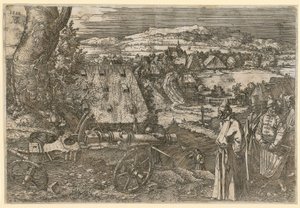 Landscape with Cannon by Albrecht Dürer