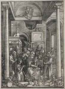 Life of the Virgin: Adoration of the Virgin and Child by Saints and Angels by Albrecht Dürer