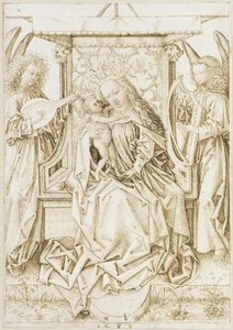 Madonna with Musical Angels by Albrecht Dürer