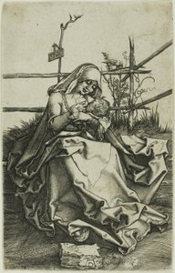 Madonna on a Grassy Bank