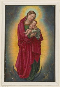 Mary Diadem and Child on the Crescent Moon by Albrecht Dürer