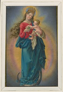 Mary on the Crescent Moon with Star Crown by Albrecht Dürer