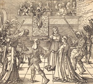 Masquerade Dance with Torches, c. 1516