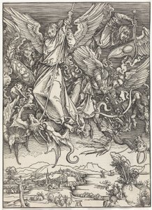 Michael Fighting the Dragon (The Apocalypse) by Albrecht Dürer