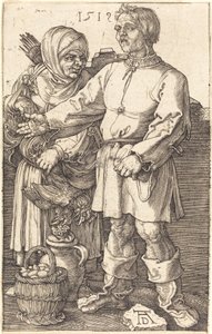 Peasant Couple at Market by Albrecht Dürer