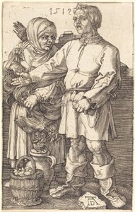 Peasant Couple at Market by Albrecht Dürer