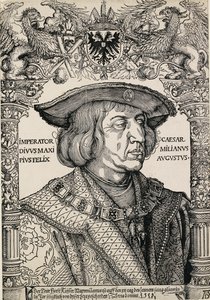 Portrait of Emperor Maximilian I by Albrecht Dürer