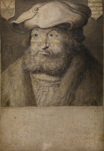 Portrait of Frederick III, Elector of Saxony 1463-1525, c. 1525 by Albrecht Dürer