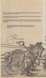 Providentia, sheet 3 from the series "The Great Triumphal Chariot" by Albrecht Dürer