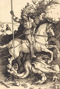 Saint George Killing the Dragon by Albrecht Dürer