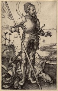 Saint George on Foot by Albrecht Dürer