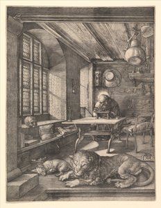 Saint Jerome in His Study by Albrecht Dürer