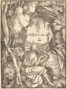 Saint Jerome in a Cave