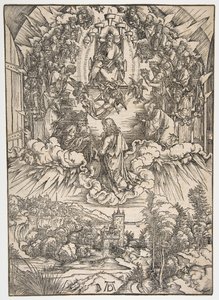 Saint John before God and the Elders, from The Apocalypse by Albrecht Dürer